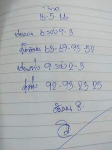 เลขหวยอาจารย์วิ 16/5/66