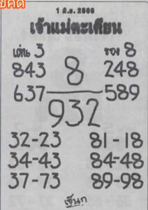 เลขเด็ดเจ้าแม่ตะเคียน 1/6/66