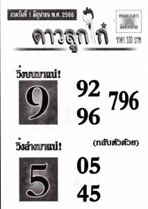 หวยดังเลขดาวลูกไก่ 16-6-66