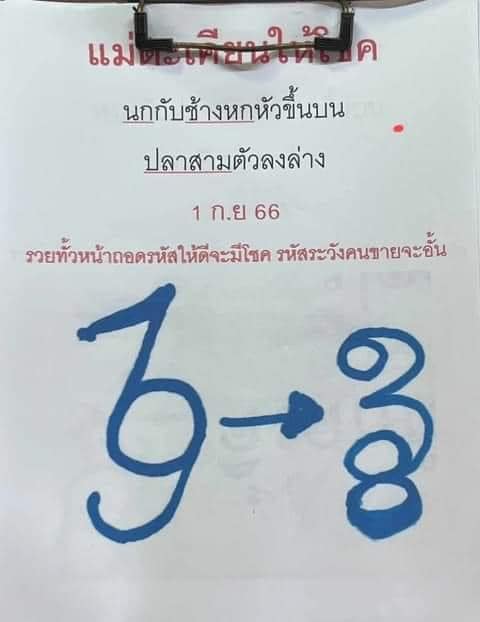 หวยไทย กุมารทอง 16/9/66 